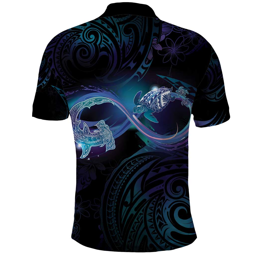 Polynesian Personalized Memorial Polo Shirt Oceanic Infinity Symbol - Until We Meet Again - Polynesian Pride