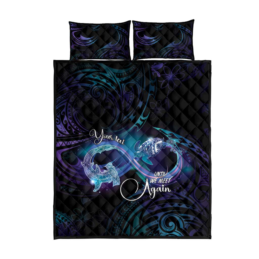 Polynesian Personalized Memorial Quilt Bed Set Oceanic Infinity Symbol - Until We Meet Again - Polynesian Pride