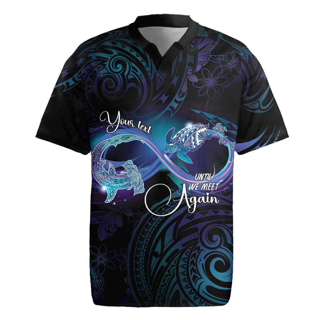 Polynesian Personalized Memorial Rugby Jersey Oceanic Infinity Symbol - Until We Meet Again - Polynesian Pride