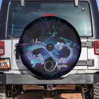 Polynesian Personalized Memorial Spare Tire Cover Oceanic Infinity Symbol - Until We Meet Again - Polynesian Pride