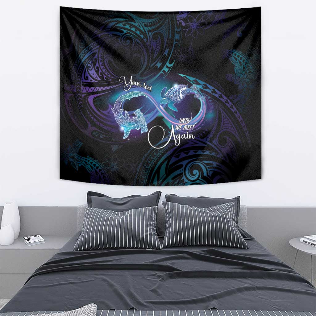 Polynesian Personalized Memorial Tapestry Oceanic Infinity Symbol - Until We Meet Again - Polynesian Pride