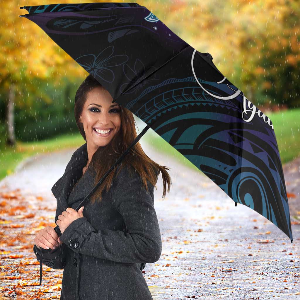 Polynesian Personalized Memorial Umbrella Oceanic Infinity Symbol - Until We Meet Again - Polynesian Pride