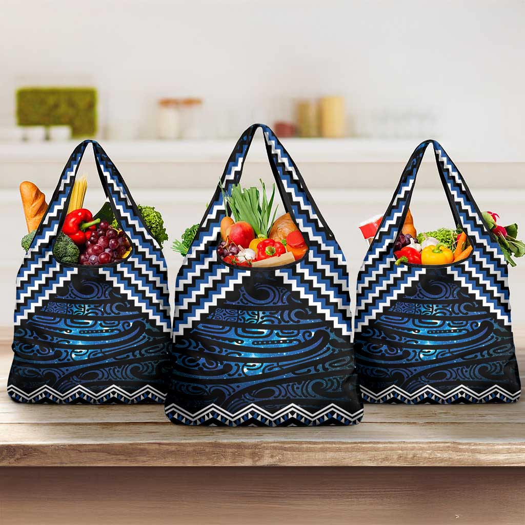 New Zealand Matariki Grocery Bag Galaxy Styled Taniko