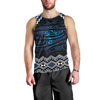 New Zealand Matariki Men Tank Top Galaxy Styled Taniko