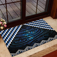 New Zealand Matariki Rubber Doormat Galaxy Styled Taniko