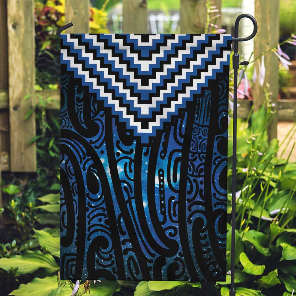 New Zealand Matariki Garden Flag Galaxy Poutama Motifs