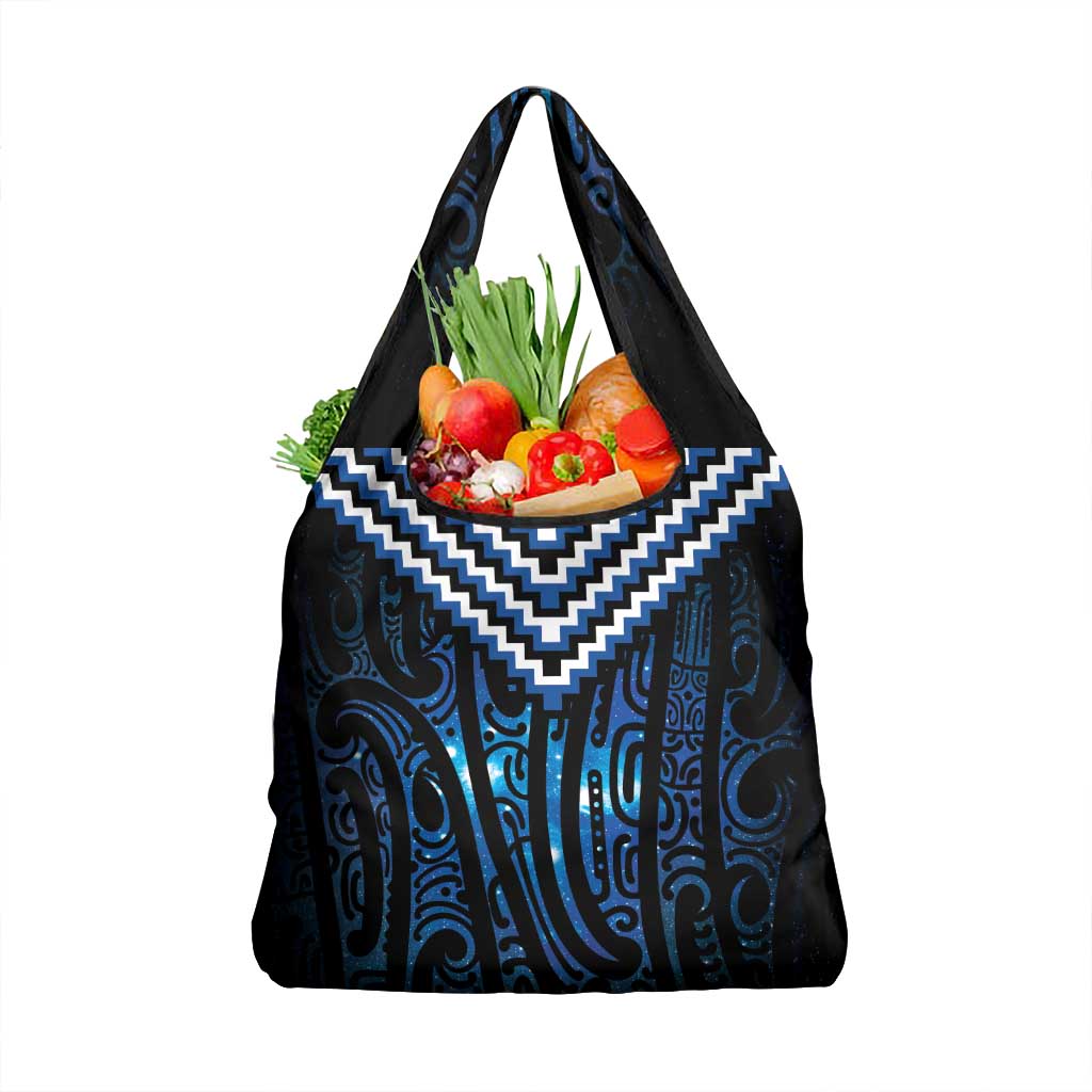 New Zealand Matariki Grocery Bag Galaxy Poutama Motifs