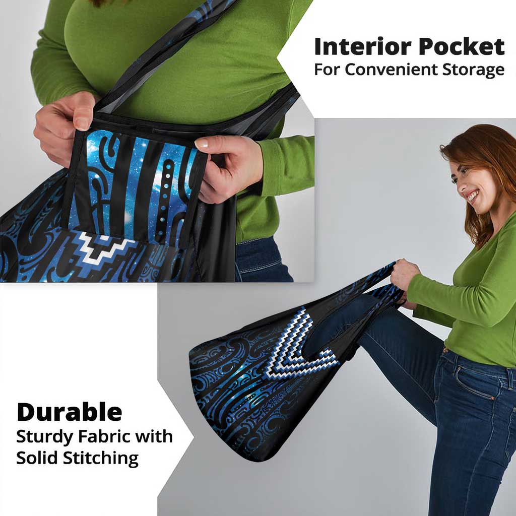 New Zealand Matariki Grocery Bag Galaxy Poutama Motifs