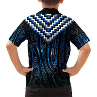 New Zealand Matariki Hawaiian Shirt Galaxy Poutama Motifs
