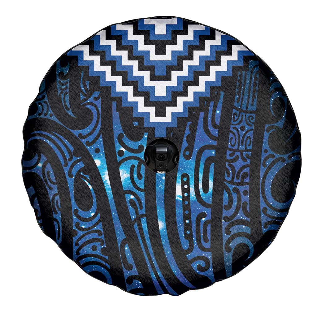 New Zealand Matariki Spare Tire Cover Galaxy Poutama Motifs
