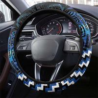 New Zealand Matariki Steering Wheel Cover Galaxy Poutama Motifs