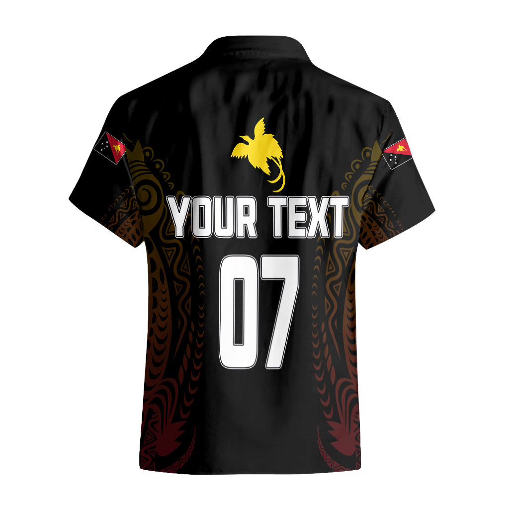 Personalised PNG Hunters Rugby Hawaiian Shirt Motuan Style LT7 - Polynesian Pride