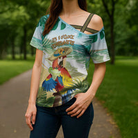 Aloha Hawaii It's 5 o'clock Somewhere Cross Shoulder Shirt LT7 - Polynesian Pride