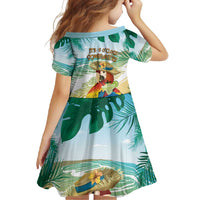 Aloha Hawaii It's 5 o'clock Somewhere Family Matching Short Sleeve Bodycon Dress and Hawaiian Shirt - Polynesian Pride