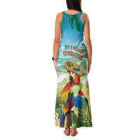Aloha Hawaii It's 5 o'clock Somewhere Family Matching Tank Maxi Dress and Hawaiian Shirt - Polynesian Pride