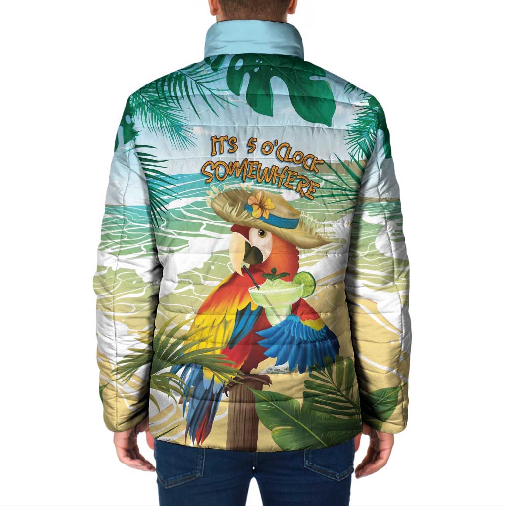 Aloha Hawaii It's 5 o'clock Somewhere Padded Jacket LT7 - Polynesian Pride