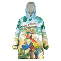Aloha Hawaii It's 5 o'clock Somewhere Wearable Blanket Hoodie - Polynesian Pride
