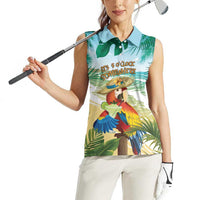 Aloha Hawaii It's 5 o'clock Somewhere Women Sleeveless Polo Shirt - Polynesian Pride