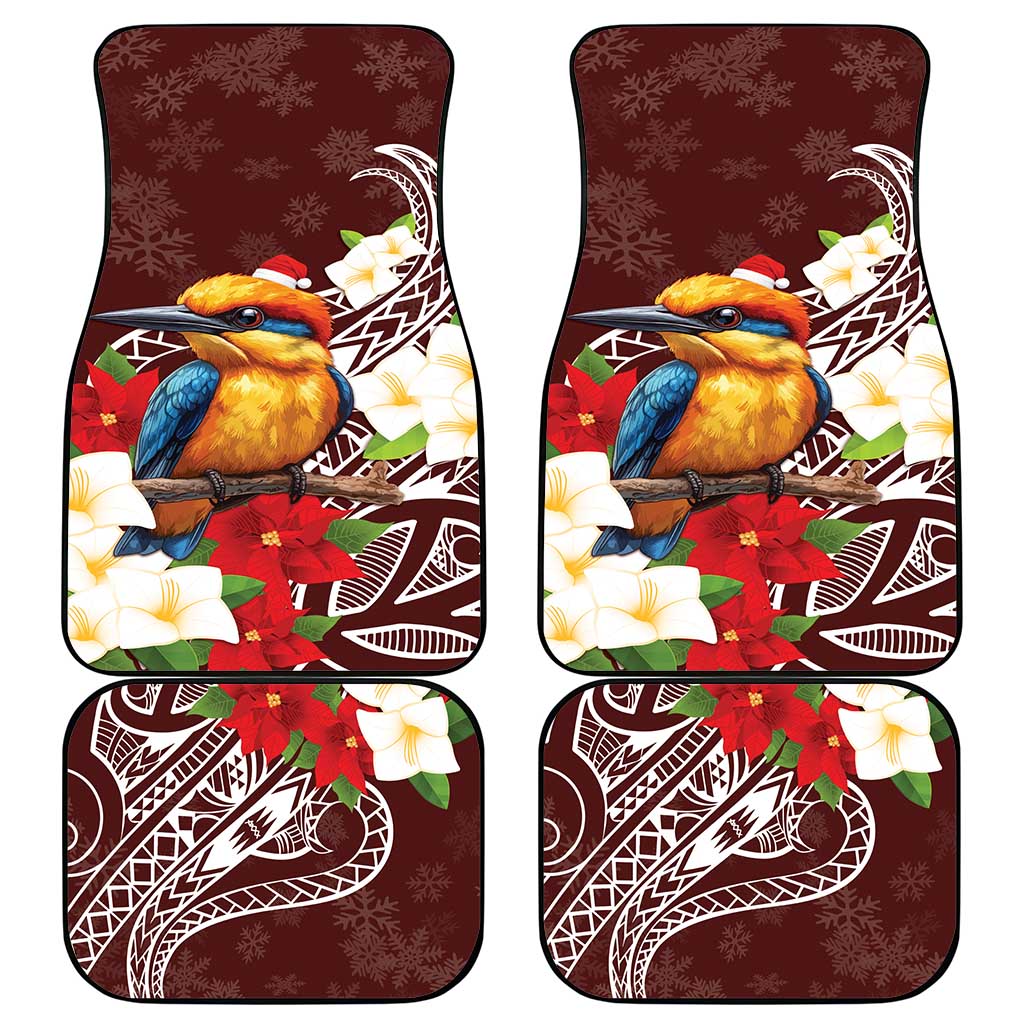 Felis Pasgua Guam Car Mats Christmas Sihek Kingfisher with Guasali