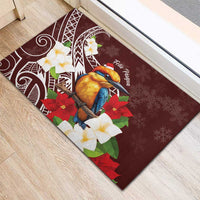 Felis Pasgua Guam Rubber Doormat Christmas Sihek Kingfisher with Guasali