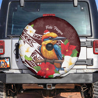 Felis Pasgua Guam Spare Tire Cover Christmas Sihek Kingfisher with Guasali