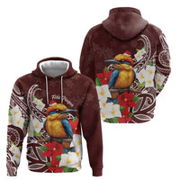 Felis Pasgua Guam Zip Hoodie Christmas Sihek Kingfisher with Guasali