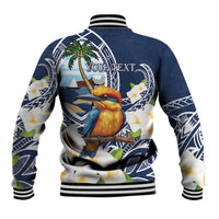 Hafa Adai Guam Baseball Jacket Sihek Guam Kingfisher with Guasali