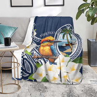 Hafa Adai Guam Blanket Sihek Guam Kingfisher with Guasali