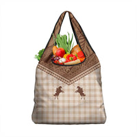 Aloha Hawaii Cowboys Paniolo Grocery Bag Beige Palaka - Polynesian Pride