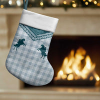 Aloha Hawaii Cowboys Paniolo Christmas Stocking Teal Palaka - Polynesian Pride