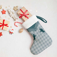 Aloha Hawaii Cowboys Paniolo Christmas Stocking Teal Palaka - Polynesian Pride