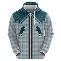 Aloha Hawaii Cowboys Paniolo Hoodie Teal Palaka - Polynesian Pride