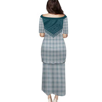 Aloha Hawaii Cowboys Paniolo Puletasi Teal Palaka - Polynesian Pride