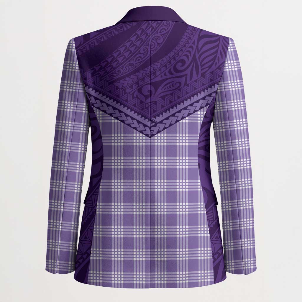 Aloha Hawaii Cowboys Paniolo Blazer Violet Palaka - Polynesian Pride