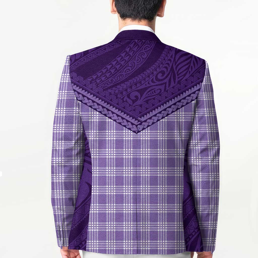 Aloha Hawaii Cowboys Paniolo Blazer Violet Palaka - Polynesian Pride
