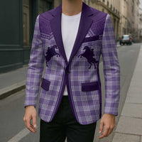 Aloha Hawaii Cowboys Paniolo Blazer Violet Palaka - Polynesian Pride