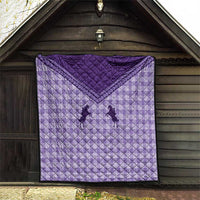 Aloha Hawaii Cowboys Paniolo Quilt Violet Palaka - Polynesian Pride