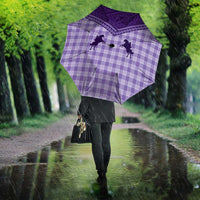 Aloha Hawaii Cowboys Paniolo Umbrella Violet Palaka - Polynesian Pride