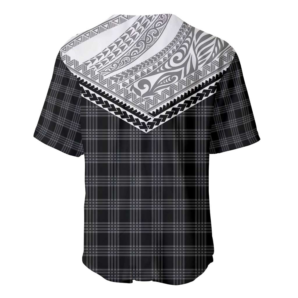 Aloha Hawaii Cowboys Paniolo Baseball Jersey Black Palaka - Polynesian Pride