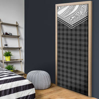 Aloha Hawaii Cowboys Paniolo Door Cover Black Palaka - Polynesian Pride