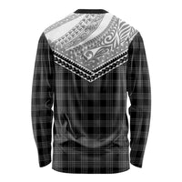 Aloha Hawaii Cowboys Paniolo Long Sleeve Shirt Black Palaka - Polynesian Pride