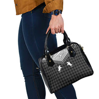 Aloha Hawaii Cowboys Paniolo Shoulder Handbag Black Palaka - Polynesian Pride