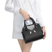 Aloha Hawaii Cowboys Paniolo Shoulder Handbag Black Palaka - Polynesian Pride