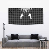 Aloha Hawaii Cowboys Paniolo Tapestry Black Palaka LT7 - Polynesian Pride