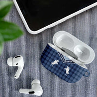 Aloha Hawaii Cowboys Paniolo AirPods Case Navy Blue Palaka - Polynesian Pride