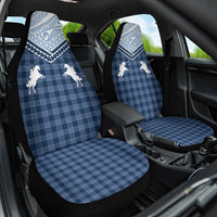 Aloha Hawaii Cowboys Paniolo Car Seat Cover Navy Blue Palaka - Polynesian Pride