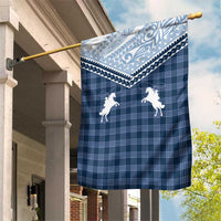 Aloha Hawaii Cowboys Paniolo Garden Flag Navy Blue Palaka - Polynesian Pride