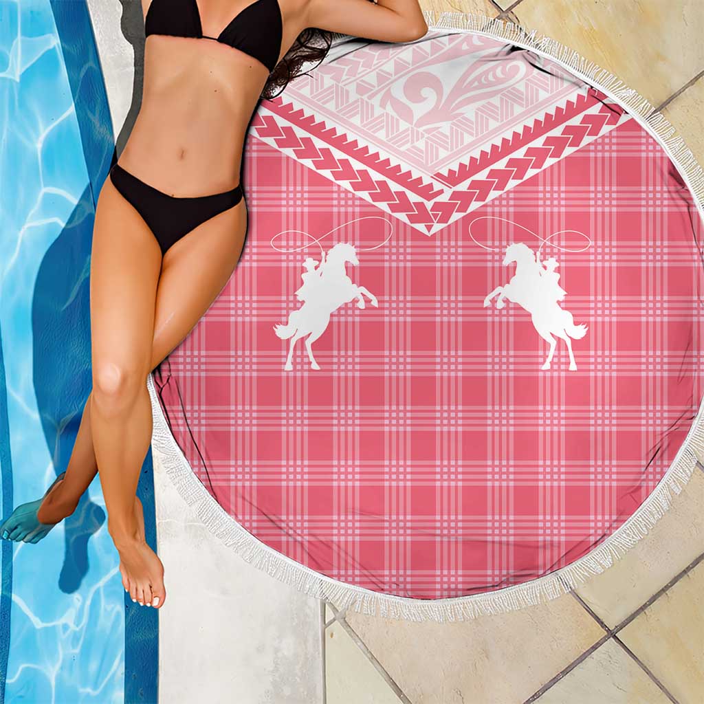 Aloha Hawaii Cowboys Paniolo Beach Blanket Rose Palaka - Polynesian Pride