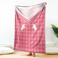 Aloha Hawaii Cowboys Paniolo Blanket Rose Palaka - Polynesian Pride