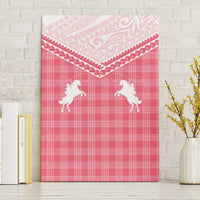 Aloha Hawaii Cowboys Paniolo Canvas Wall Art Rose Palaka - Polynesian Pride